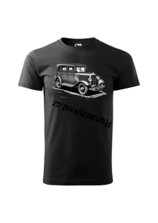 Pánské tričko Auto historické - retro elegán na čtyřech kolech (XL-8XL) | ROMANTYKXXL